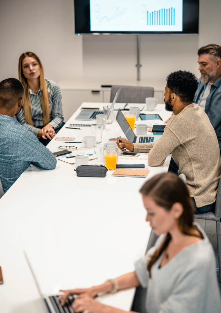 Photo of professionals in a meeting